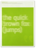 Logo Publikation »Werkbericht Nr. 6 — The quick brown fox jumps«