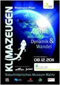Logo Ausstellung »Klimazeugen – 400 Millionen Jahre Dynamik und Wandel in Rheinland-Pfalz«