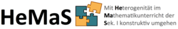 Logo HeMaS – Mit Heterogenität im Mathematikunterricht der Sekundarstufe 1 konstruktiv umgehen