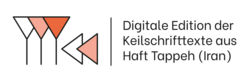 Logo Digitale Edition der Keilschrifttexte aus Haft Tappeh