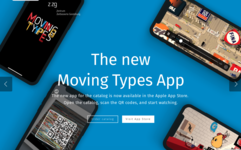 Logo Aktualisierung der Moving Types Katalog APP