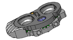Logo Lumbar spine intervertebral disc implant