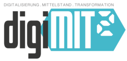 Logo Kompetenzzentrum digitale Technologien Mittelstand in der Region Mittelrhein- Westerwald - DigiMit2