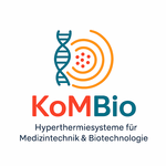 Logo Hyperthermiesysteme aus superparamagnetischen Funktionsmaterialien zum kontaktlosen Heizen in Medizintechnik und Biotechnologie (KoMBio)