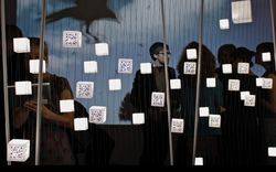 Blick in die interaktive Medienausstellung