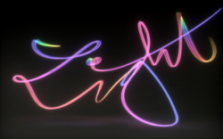 Schreiben und Malen mit der Stimme: Interaktive Installation