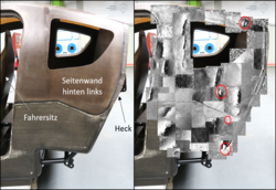 Shearografische Untersuchung des NFK Monocoque des proTRon EVOLUTION 