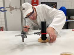 Bakterien-Inaktivierung in Aktion