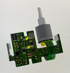 PCB eingeklappt